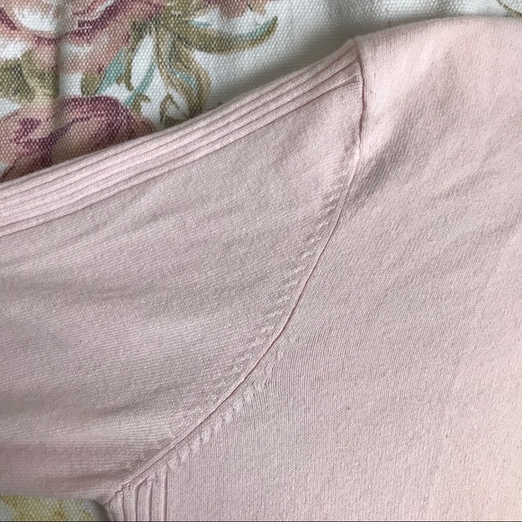 Light Pink High Collar Full Zip Jacket - S - Picture 4 of 7